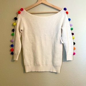 Anthropologie boatneck sweater
